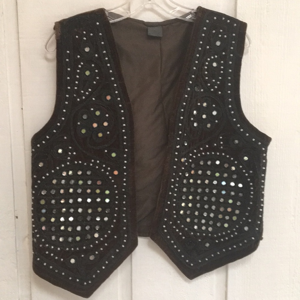 Velvet cotton vest! Good condition.